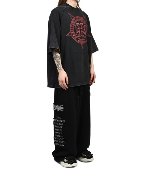ALICE HOLLYWOOD(アリスハリウッド)の「TOO HIGH OVERSIZED HEAVYWEIGHT T-SHIRT(Tシャツ/カットソー・メンズ・ブラック・L/XL/S/M)」の4枚目の写真
