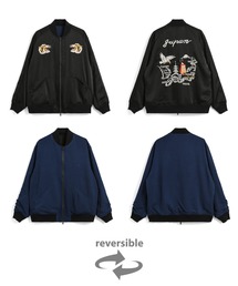 TAION（タイオン）の「【TAION(タイオン)】〈ユニセックス〉ノンダウン ジャパンスペシャル リバーシブル スカジャンジャケット（スカジャン）」