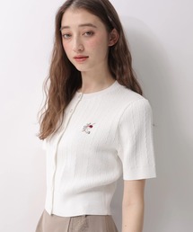 Rirandture | チェリーｍｉｍｉｃａｔニットカーディガン(ニット/セーター)