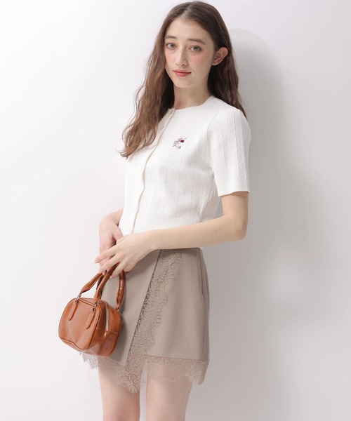 Rirandture（リランドチュール）の「チェリーｍｉｍｉｃａｔニットカーディガン（ニット/セーター・レディース・ライトイエロー/オフホワイト/ネイビー/ミント/ブラウン/ピンク・2）」の22枚目の写真