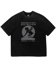 BOYRIVEN ピグメントダイ 半袖Tシャツ