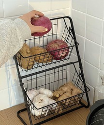 Made in I（メイドインアイ）の「Mono Color Basket Rack（収納グッズ）」