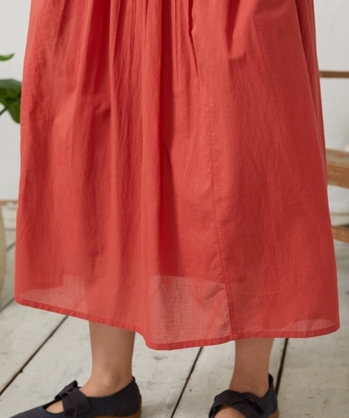 Jocomomola(ホコモモラ)の「Baile animal アニマル刺繍ワンピース(ワンピース・レディース・レッド/グレー・40)」の11枚目の写真