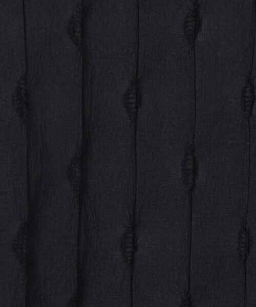 MICO COULIER（ミコクリエ）の「カットジャガード衿付きウエスト切替ブラウス（シャツ/ブラウス・レディース・サックスブルー/オフホワイト/ネイビー・38）」の5枚目の写真