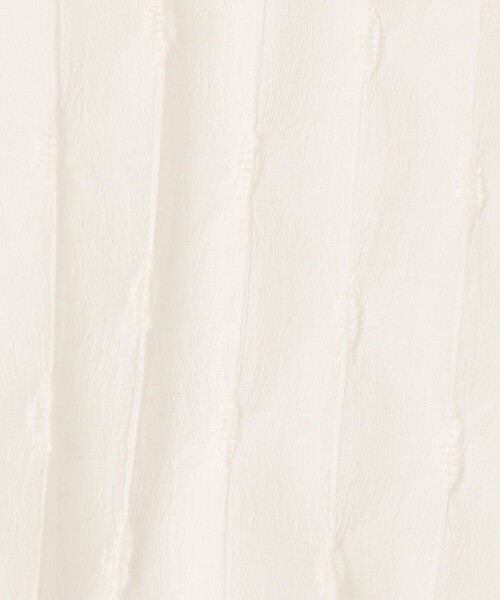 MICO COULIER（ミコクリエ）の「カットジャガード衿付きウエスト切替ブラウス（シャツ/ブラウス・レディース・サックスブルー/オフホワイト/ネイビー・38）」の14枚目の写真