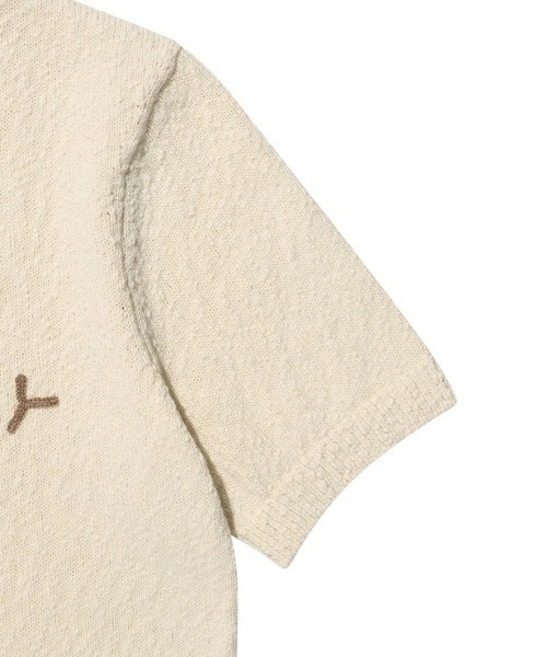 Wacky WiLLy(ワッキーウィリー)の「WOMEN'S BIG LILY GRAPHIC SHORT SLEEVE KNIT(ニット/セーター・レディース・ブルー/クリーム/グリーン・SMALL/MEDIUM/LARGE)」の14枚目の写真
