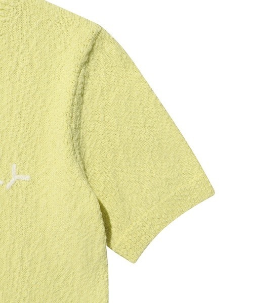 Wacky WiLLy(ワッキーウィリー)の「WOMEN'S BIG LILY GRAPHIC SHORT SLEEVE KNIT(ニット/セーター・レディース・ブルー/クリーム/グリーン・SMALL/MEDIUM/LARGE)」の9枚目の写真