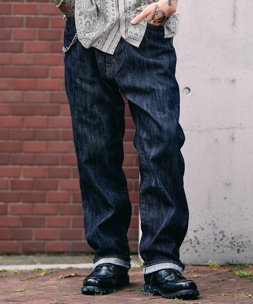 Subciety(サブサエティ)の「JAPAN DENIM -12oz-(デニムパンツ・メンズ・ブラック/インディゴブルー・LARGE/MEDIUM/SMALL/X-LARGE)」の2枚目の写真