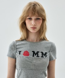 TSHIRT CRACKED IFMM LAYERED DETAIL / Tシャツ クラック IFMM レイヤード ディテール