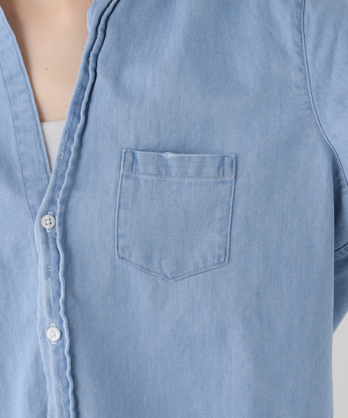 Frank&Eileen（フランクアンドアイリーン）の「【FRANK＆EILEEN /フランクアンドアイリーン】Famous Denim：シャツ（シャツ/ブラウス・レディース・ブルー系その他・X-SMALL）」の6枚目の写真