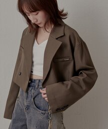 mline（エムライン）の「[mline]ショート ジャケット（テーラードジャケット）」