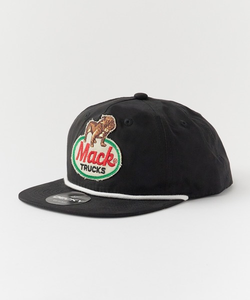 ROOPTOKYO(ループトウキョウ)の「MACK TRUCKS / マック・トラックス CLASSIC ROPE 5PANEL CAP(キャップ・メンズ・ブラック・FREE)」の2枚目の写真