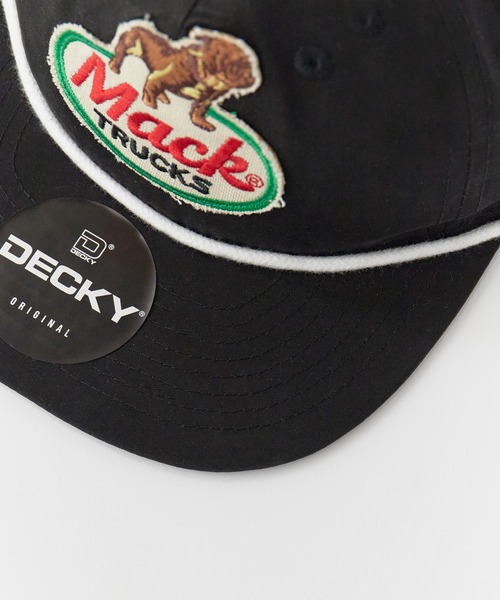 ROOPTOKYO(ループトウキョウ)の「MACK TRUCKS / マック・トラックス CLASSIC ROPE 5PANEL CAP(キャップ・メンズ・ブラック・FREE)」の5枚目の写真