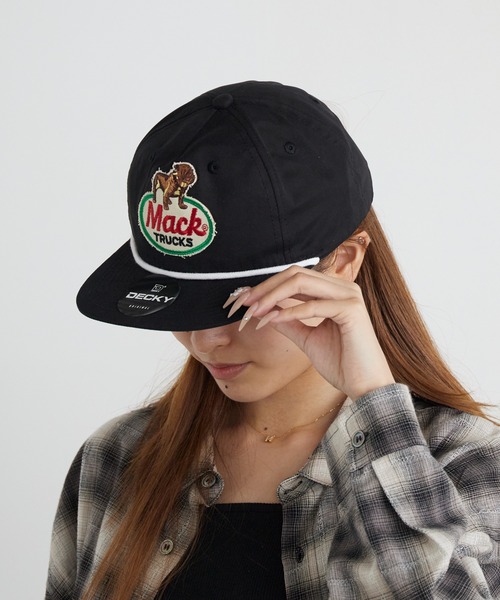 ROOPTOKYO(ループトウキョウ)の「MACK TRUCKS / マック・トラックス CLASSIC ROPE 5PANEL CAP(キャップ・メンズ・ブラック・FREE)」の18枚目の写真
