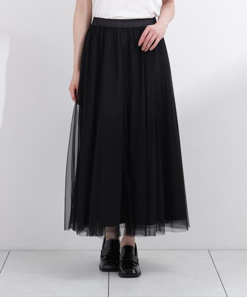 PROPORTION BODY DRESSING(プロポーションボディドレッシング)の「マチ付きチュールスカート / 1216120505(スカート・レディース・ブラック/ベージュ・MEDIUM/P/S/SMALL)」の11枚目の写真