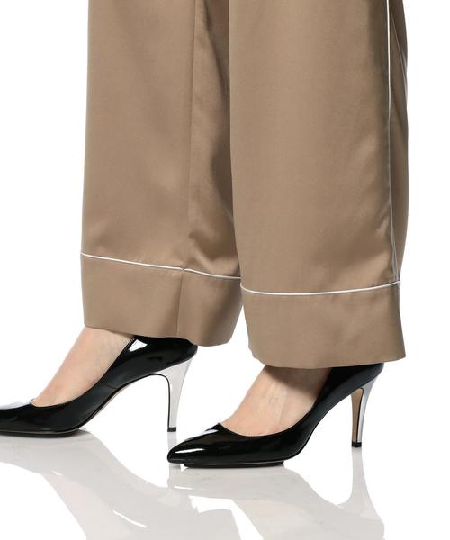 ASTRAET（アストラット）の「ASTRAET（アストラット） サテンイージーパンツ◆（その他パンツ・レディース・ブラック/ベージュ・1/0）」の8枚目の写真