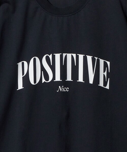 NICE WEATHER(ナイスウェザー)の「<NICE WEATHER>POSITIVE ショートスリーブ Tシャツ(Tシャツ/カットソー・メンズ・ネイビー/レッド・XS/M/S/L)」の7枚目の写真