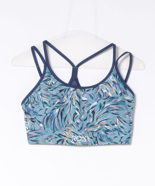 ROXY(ロキシー)の「ROXY FITNESS BREEZE FLOW BRA ブラトップ /QUIK DRY/UVカット 【2026年夏モデル】(その他トップス・レディース・ブルー/ブラック/マルチ・LARGE/MEDIUM/SMALL)」の2枚目の写真