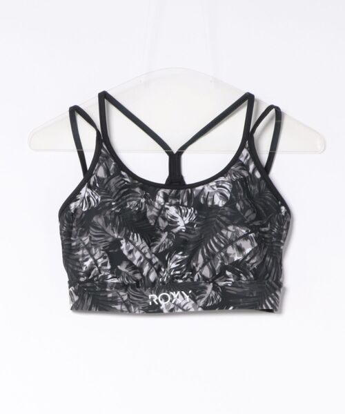ROXY(ロキシー)の「ROXY FITNESS BREEZE FLOW BRA ブラトップ /QUIK DRY/UVカット 【2026年夏モデル】(その他トップス・レディース・ブルー/ブラック/マルチ・LARGE/MEDIUM/SMALL)」の1枚目の写真