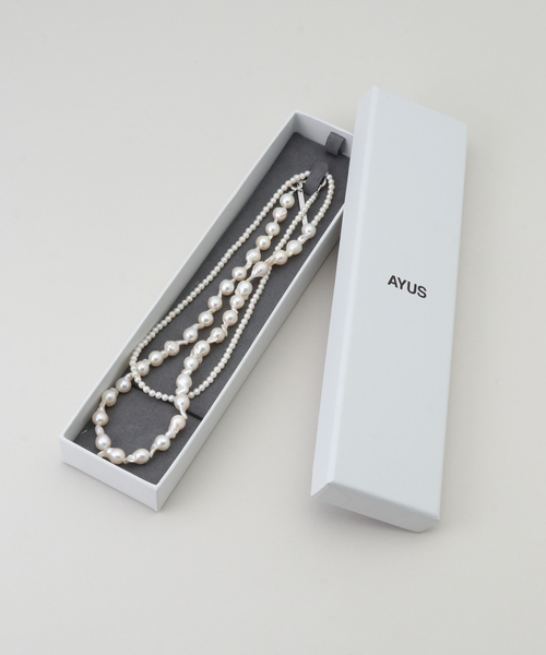 IENA(イエナ)の「AYUS/アユス AKOYA NATURAL BAROQUE PEARL ネックレス N27-2(ネックレス・レディース・ホワイト・1)」の3枚目の写真