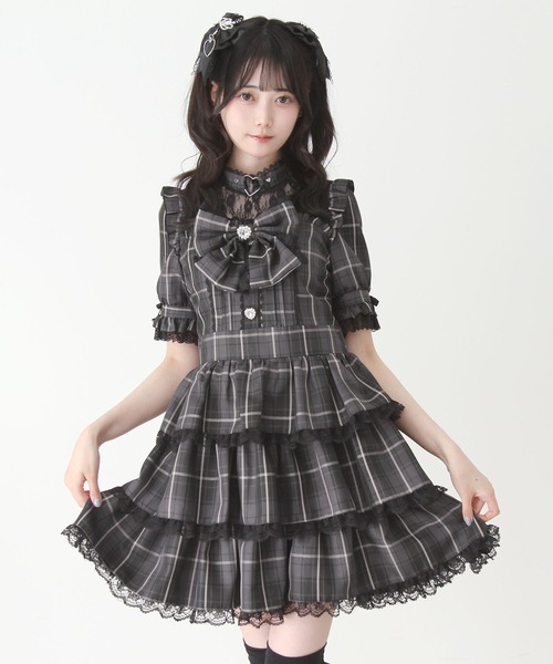 DearMyLove(ディアマイラブ)の「フリルティアードハートアイドルワンピース(ワンピース・レディース・ベビーピンク/ネイビー/グレー・LARGE/MEDIUM/3L)」の22枚目の写真