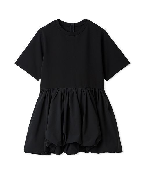 emmi（エミ）の「ドッキングバルーンカットソー（Tシャツ/カットソー・レディース・ブラック/オフホワイト・F）」の15枚目の写真