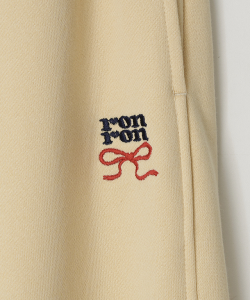 RONRON(ロンロン)の「DRAWING PONY STITCH SWEAT JOGGER PANTS SOFT YELLOW(スウェットパンツ・レディース・その他・FREE)」の5枚目の写真