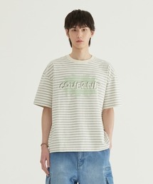 [SOOBIN着用] MULTI STRIPE GRAPHIC T-SHIRT