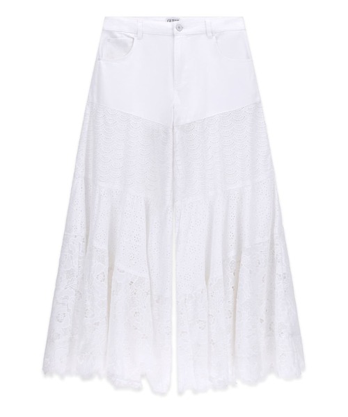 Guess（ゲス）の「ESCAPE Pant パンツ ワイドパンツ（その他パンツ・レディース・ホワイト・27inch/26inch/25inch/24inch）」の8枚目の写真