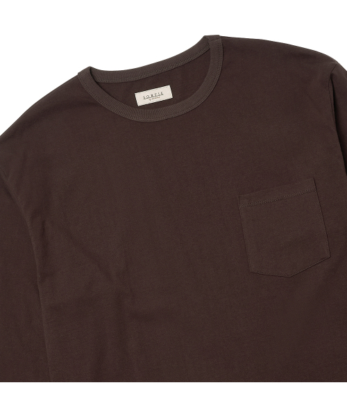 sortie(ソルティ)の「Essential Comfort Poket Long Sleeve (Brown)(Tシャツ/カットソー・メンズ・その他・MEDIUM/LARGE/X-LARGE)」の3枚目の写真