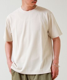 【無地見えで差がつく】斜めフクレジャガードTシャツ
