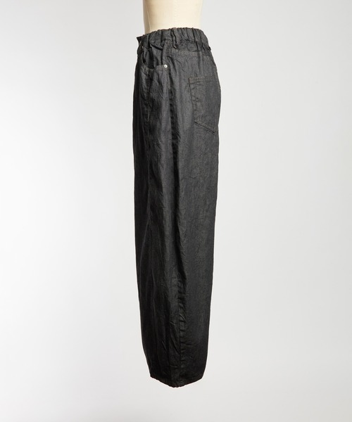 gomme(ゴム)の「バレルデニムパンツ(デニムパンツ・レディース・チャコールグレー/ブラック・MEDIUM)」の14枚目の写真