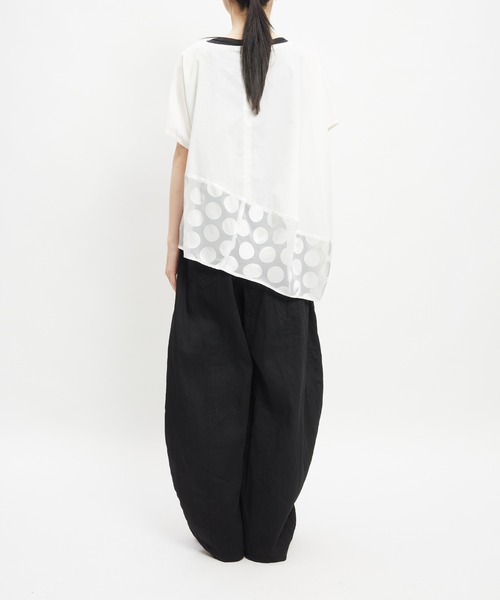 gomme(ゴム)の「バレルデニムパンツ(デニムパンツ・レディース・チャコールグレー/ブラック・MEDIUM)」の9枚目の写真