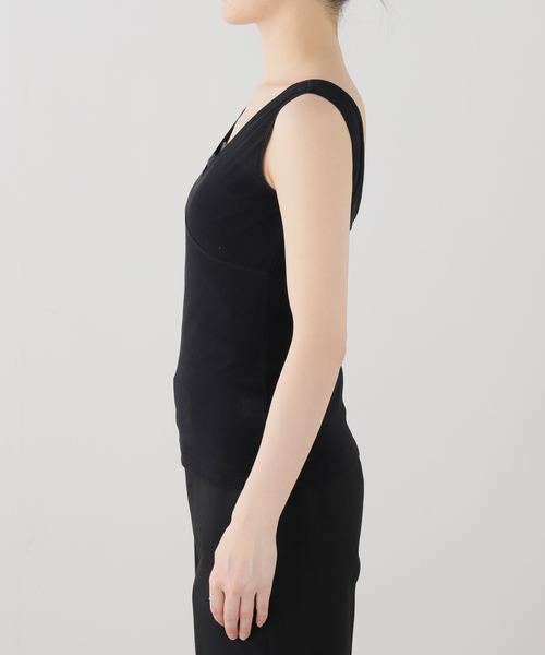 EDIT. FOR LULU(エディットフォールル)の「【NOHRA/ノーラ】Cotton rib tank top(タンクトップ・レディース・ホワイト/ブラック・SMALL)」の12枚目の写真