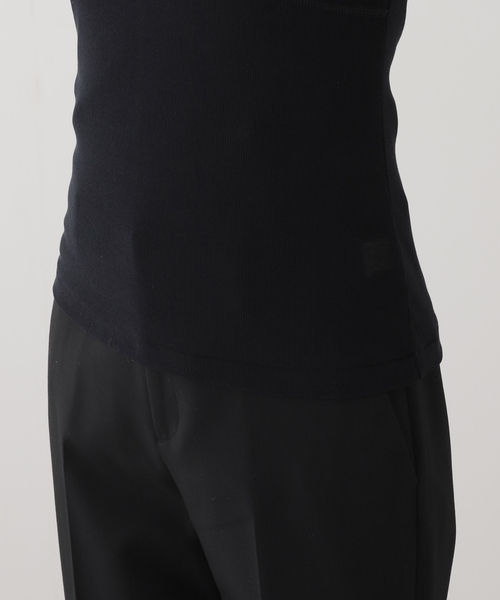 EDIT. FOR LULU(エディットフォールル)の「【NOHRA/ノーラ】Cotton rib tank top(タンクトップ・レディース・ホワイト/ブラック・SMALL)」の15枚目の写真