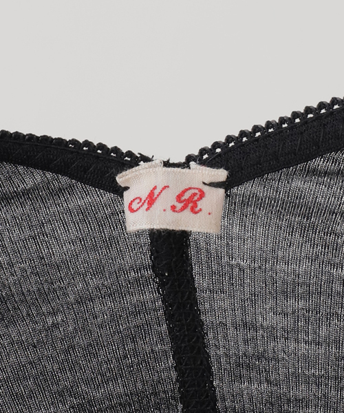 EDIT. FOR LULU(エディットフォールル)の「【NOHRA/ノーラ】Cotton rib tank top(タンクトップ・レディース・ホワイト/ブラック・SMALL)」の16枚目の写真