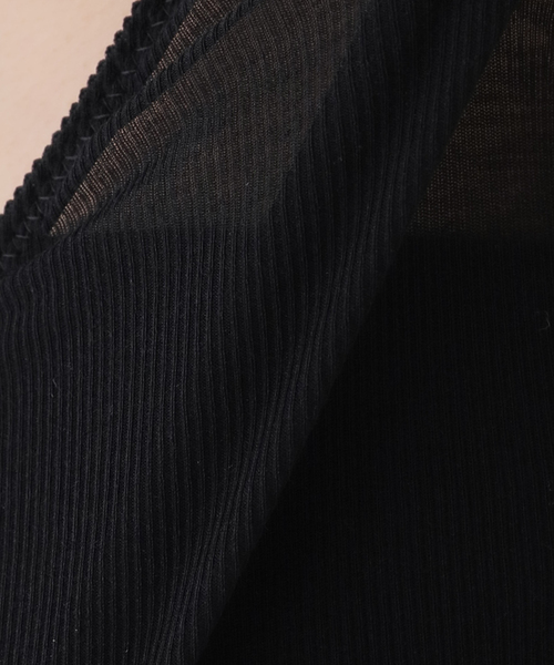 EDIT. FOR LULU(エディットフォールル)の「【NOHRA/ノーラ】Cotton rib tank top(タンクトップ・レディース・ホワイト/ブラック・SMALL)」の18枚目の写真