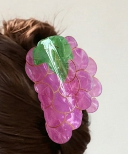 DiamondHearts（ダイヤモンドハーツ）の「フルーツモチーフ ジューシーカラー ヘアクリップ（バレッタ/ヘアクリップ・レディース・B/G/I/D/E/J・FREE）」の3枚目の写真