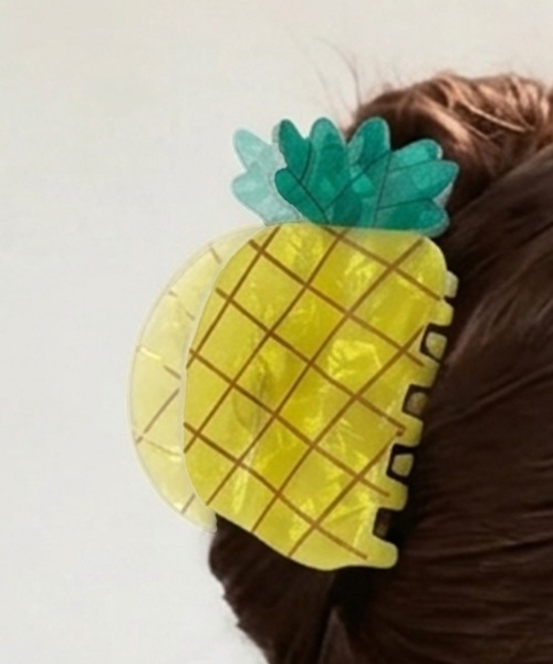 DiamondHearts（ダイヤモンドハーツ）の「フルーツモチーフ ジューシーカラー ヘアクリップ（バレッタ/ヘアクリップ・レディース・B/G/I/D/E/J・FREE）」の6枚目の写真