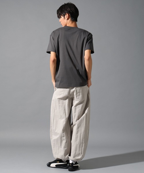 LAND MUSEUM(ランドミュージアム)の「LAND MUSEUM/ヘンリータイト半袖T(Tシャツ/カットソー・メンズ・ブラック/チャコール/ホワイト・LARGE/MEDIUM)」の12枚目の写真