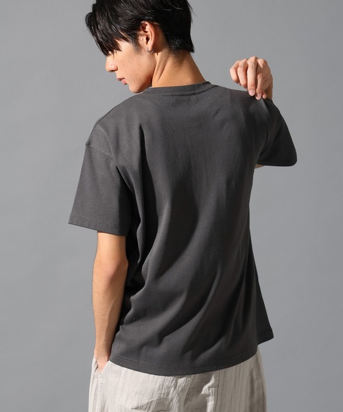 LAND MUSEUM(ランドミュージアム)の「LAND MUSEUM/ヘンリータイト半袖T(Tシャツ/カットソー・メンズ・ブラック/チャコール/ホワイト・LARGE/MEDIUM)」の15枚目の写真