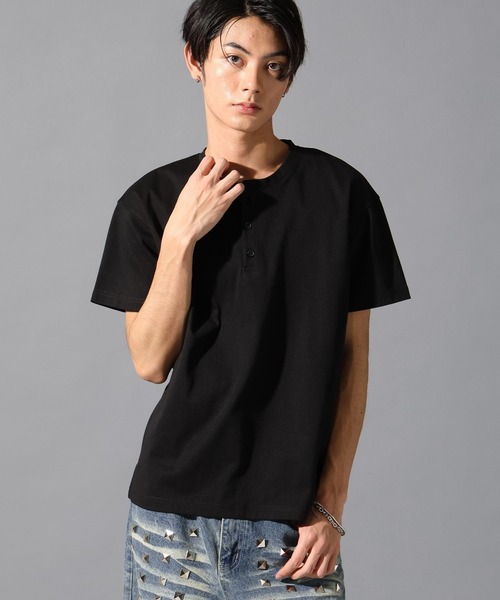 LAND MUSEUM(ランドミュージアム)の「LAND MUSEUM/ヘンリータイト半袖T(Tシャツ/カットソー・メンズ・ブラック/チャコール/ホワイト・LARGE/MEDIUM)」の19枚目の写真