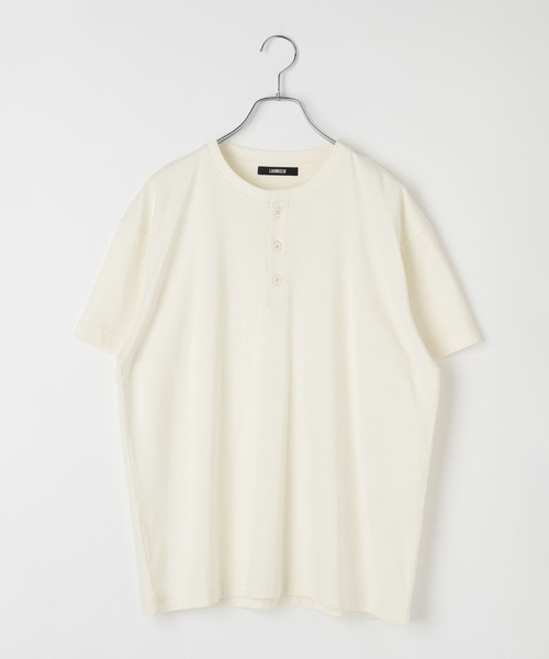 LAND MUSEUM(ランドミュージアム)の「LAND MUSEUM/ヘンリータイト半袖T(Tシャツ/カットソー・メンズ・ブラック/チャコール/ホワイト・LARGE/MEDIUM)」の22枚目の写真