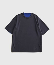 ADAM ET ROPE' | 26SS ハイゲージシャンブレーリバーシブルTEE(Tシャツ/カットソー)