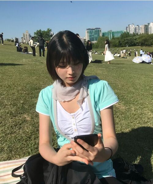 OAFISH(オアフィッシュ)の「Shirring U neck T-shirts, Mint(Tシャツ/カットソー・レディース・その他・FREE)」の9枚目の写真