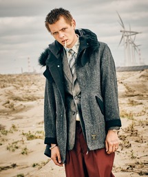 glamb（グラム）の「High Neck Mods Coat / ハイネックモッズコート（モッズコート）」