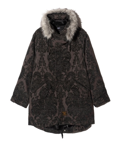 glamb(グラム)の「High Neck Mods Coat / ハイネックモッズコート(モッズコート・メンズ・グレー/グリーン/チャコール・S/M/L)」の5枚目の写真