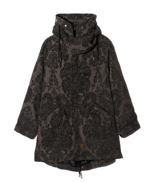 glamb(グラム)の「High Neck Mods Coat / ハイネックモッズコート(モッズコート・メンズ・グレー/グリーン/チャコール・S/M/L)」の9枚目の写真