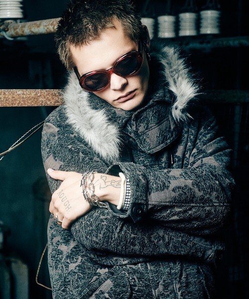 glamb(グラム)の「High Neck Mods Coat / ハイネックモッズコート(モッズコート・メンズ・グレー/グリーン/チャコール・S/M/L)」の20枚目の写真