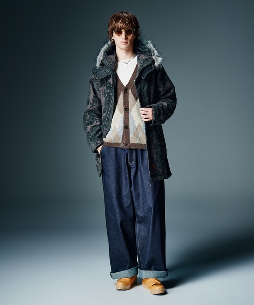 glamb(グラム)の「High Neck Mods Coat / ハイネックモッズコート(モッズコート・メンズ・グレー/グリーン/チャコール・S/M/L)」の16枚目の写真
